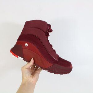 Womens Canadian Olympic Team Lululemon Opening Ceremonies Red Boots